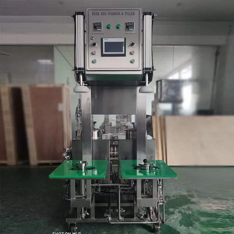 Customized Made Automatic 2 Stations Beer Cask Washing Machine Beer Barrel Cleaning Machine Factory Price