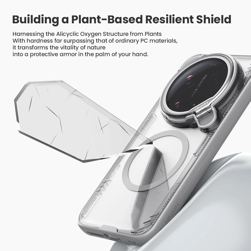 

Чехол Nillkin Iceblade Prop Magnetic Transparent Clear Cover с подставкой для камеры для Xiaomi Mi 17 Ultra 5G