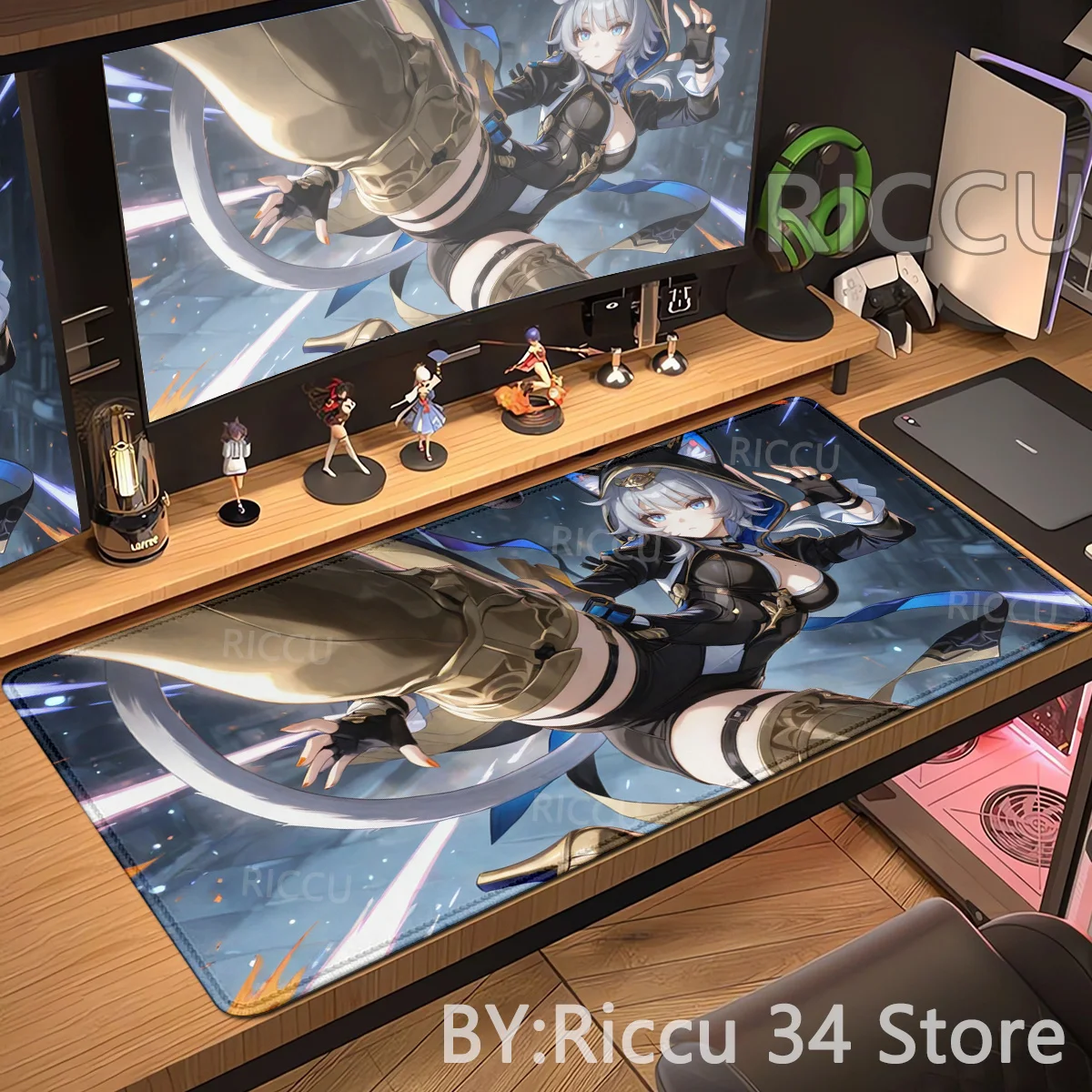 

HD Honkai Star Rail Cipher Computer MousePad Desk Office e-Sports peripherals MausePad Accessories Cabinet Keyboard Gaming Mats