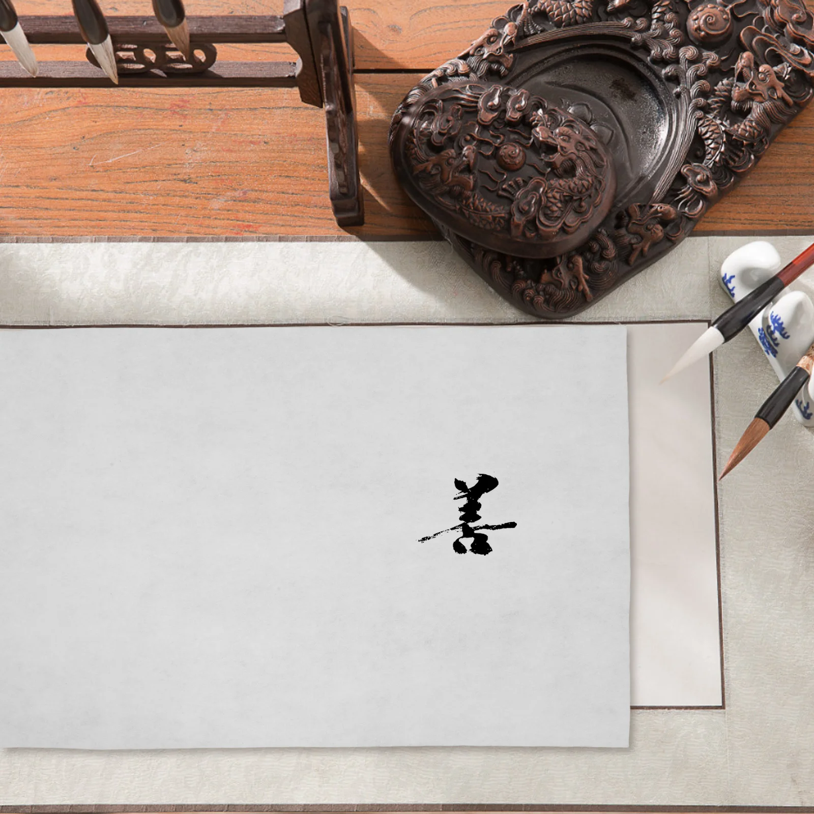 

Premium Calligraphy Felt Mat 80X120Cm White Painting Drawing Wool Felt Non-Slip Durable Art Mat For Chinese Calligraphy