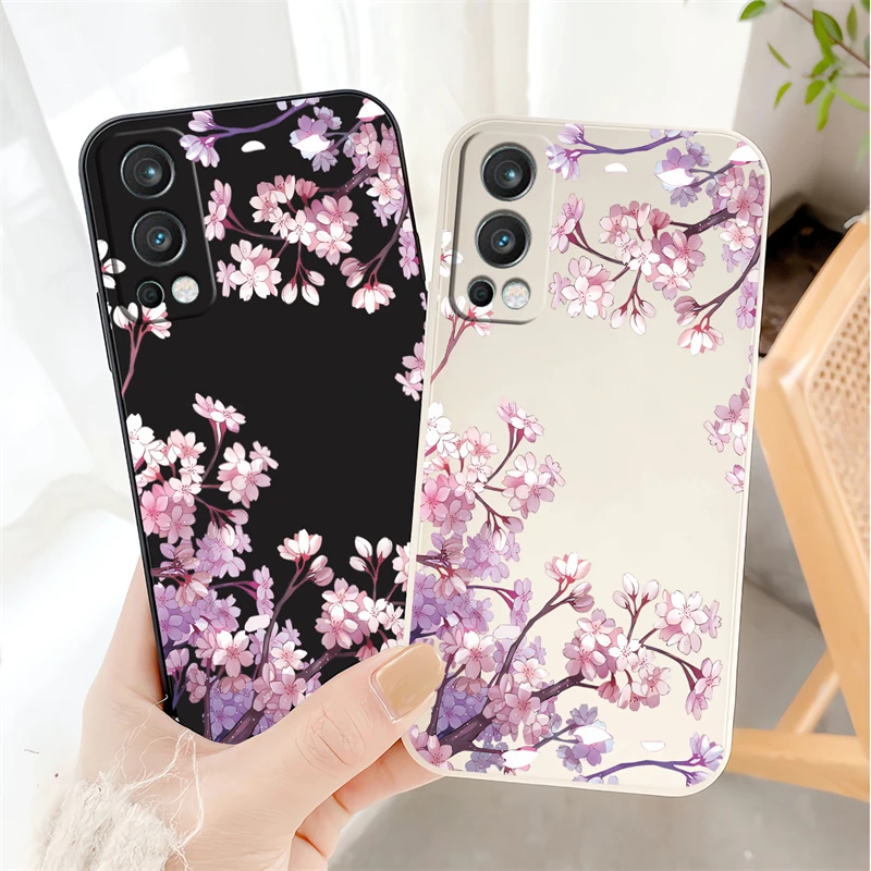 حافظة هاتف بنمط زهرة جميلة لهاتف Oneplus 15 1 + 15 غطاء مقاوم للصدمات غير لامع لهاتف One Plus 15 كابا واقية من السيليكون الناعم