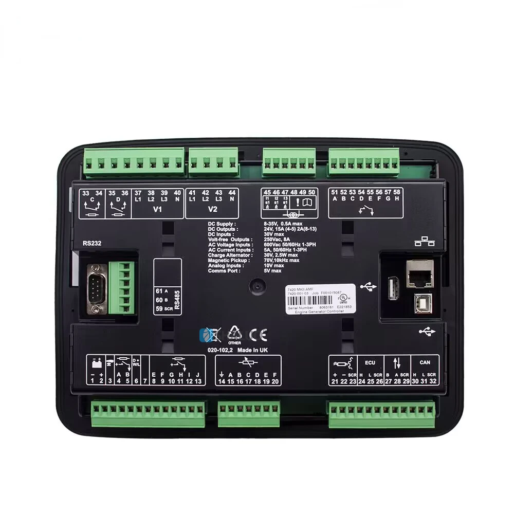 DSE7420MKII Controller Diesel Generator Set Mains Failure Self-start Module