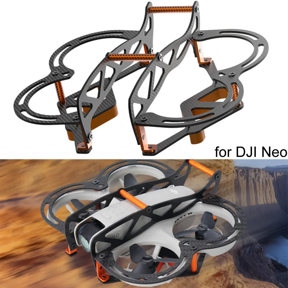 درع واقٍ خفيف الوزن من ألياف الكربون لملحقات كومبو للحماية الكاملة ضد السقوط من DJI Neo