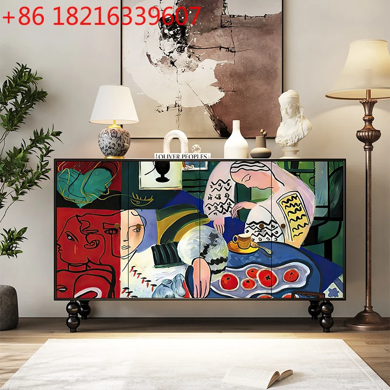 YAO Luxury Modern Living Room Cabinet Beauty Trendy Delicacy Unique Storage Cabinet European Quality Woonkamer Kasten Home Furni