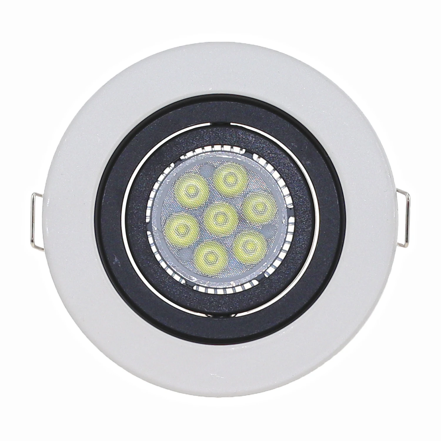 Spot Lumineux Encastrable pour le Plafond, Modèle GU10 MR16 GU5.3, Rond, Carré, Blanc, Noir, Idéal pour Décorer la Maison, le Bureau ou l'Hôtel