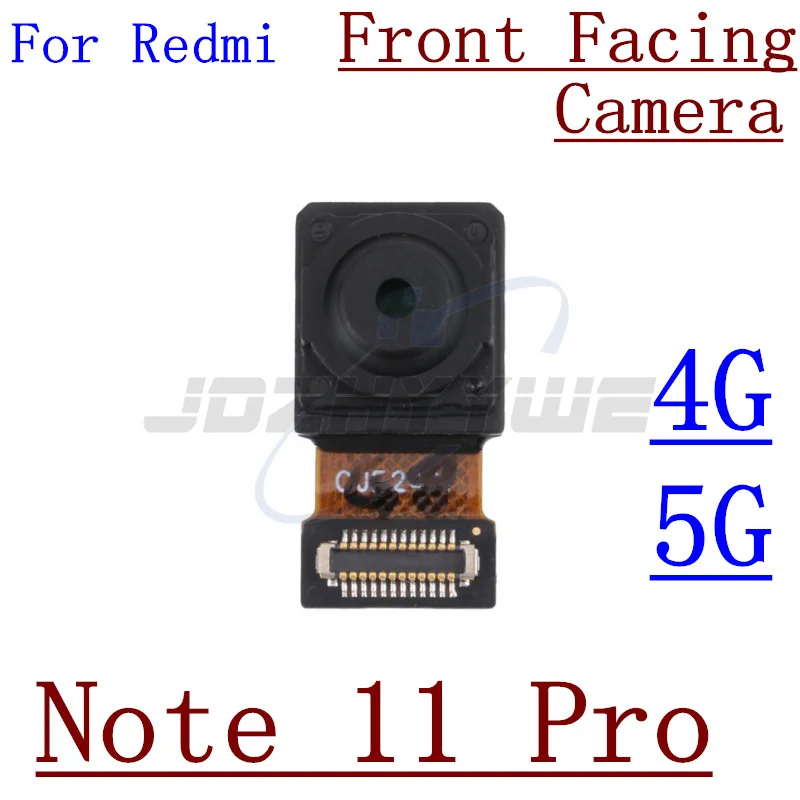 Back Main And Front Facing Camera Module Sensor Flex Cable For Xiaomi Redmi Note 9 9s 10 11 Pro 11E 11i 4G 5G Parts