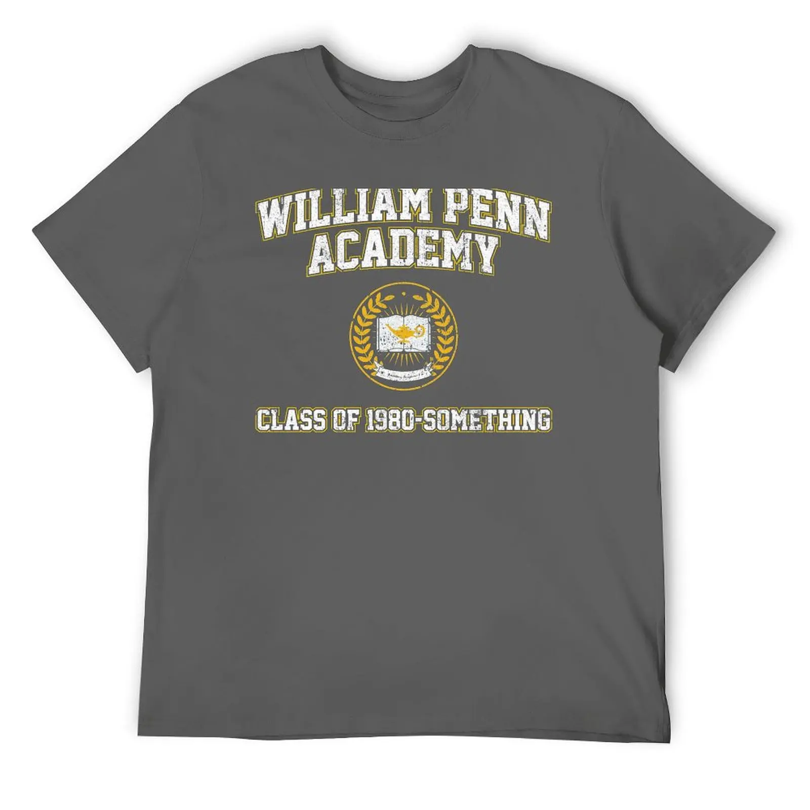 Футболка William Penn Academy Class of 1980-Something, модные рубашки, кавайная одежда, мужские однотонные футболки