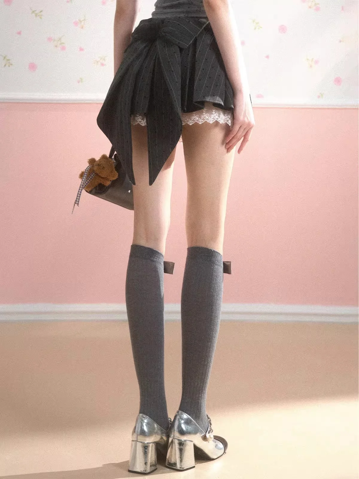 

Женская летняя плиссированная юбка А-силуэта из полиэстера для школы и повседневной носки