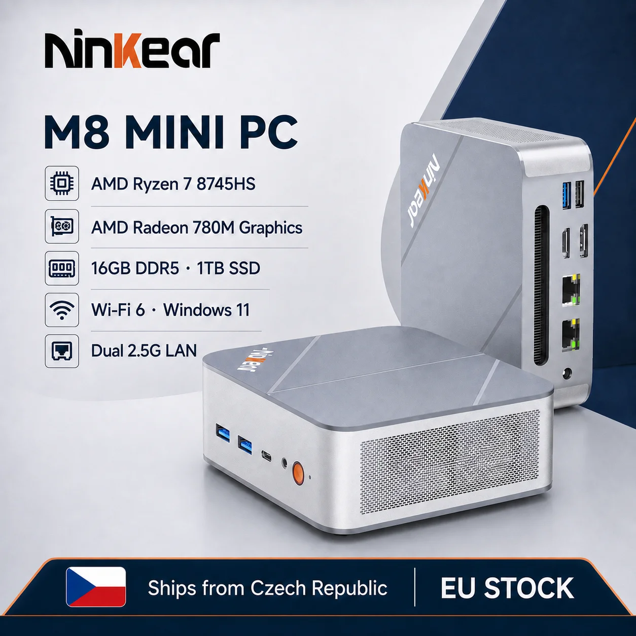 Mini PC Ninkear M8 Ryzen 7 8745HS