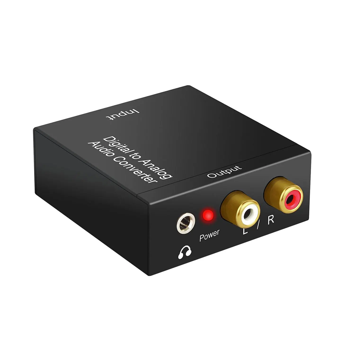 

192Khz Digital to Analog Converter DAC Digital SPDIF Optical to Analog L/R RCA Converter Toslink Optical to 3.5mm Jack for DVD