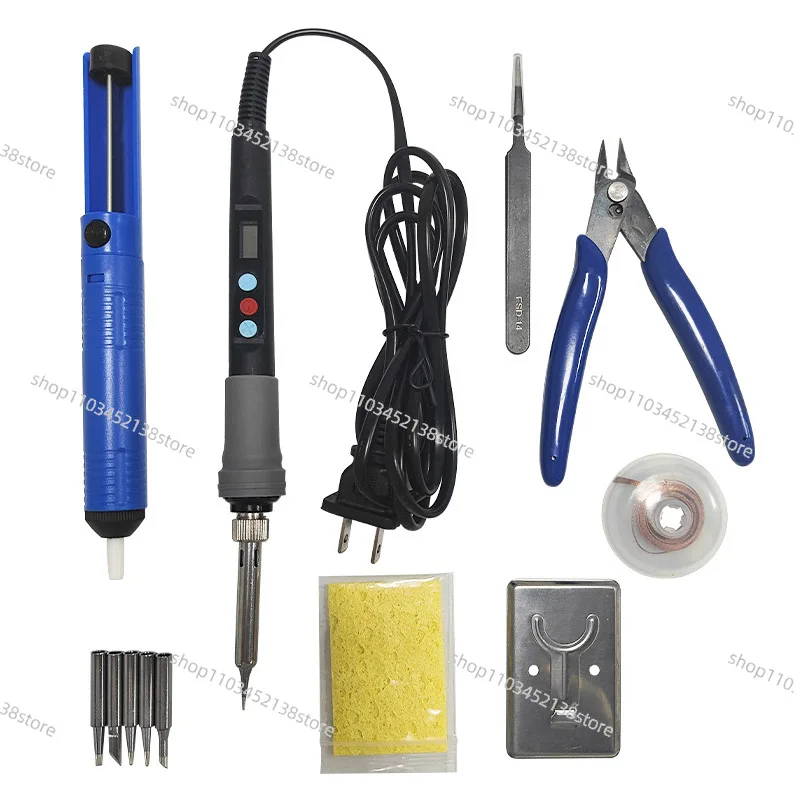 

Intelligent Temperature Control Electric Soldering Iron 90W Portable Constant Temperature Welding Table Welding Pen