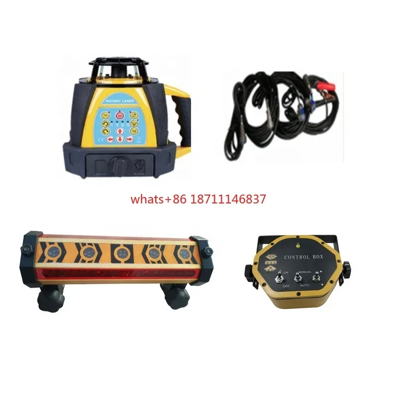 Laser land leveler agriculture laser leveling system transmitter receiver detector control box used for tractor