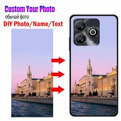 Customized Photo Phone Cases for ZTE Blade A75 4G V60 Cover A71 L9 DIY Image Name Text For ZTE Axon 60 Lite Case Black Bumper