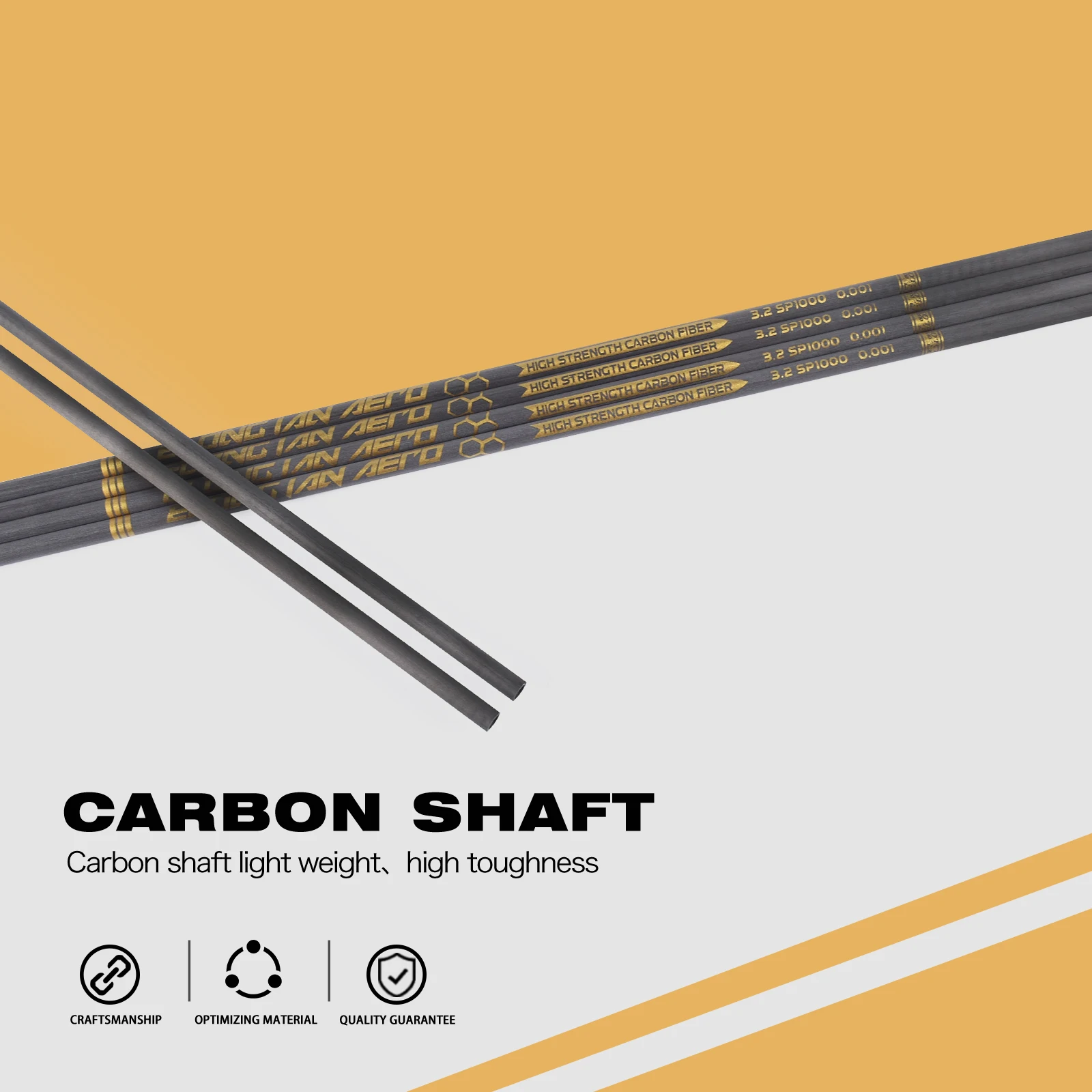 12 unids/lote 24 pulgadas-32 p - Arrow Carbon Shaft reseña y precio