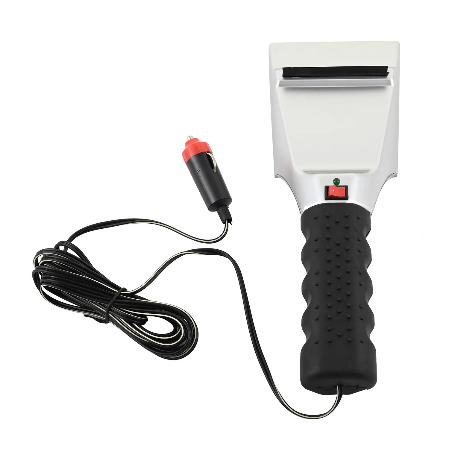 12V Winter Electric Heater Car Ice Scraper Windshield Glass Snow Shovel Removal Defrost Cleaning Tool Heat Snow Scraper