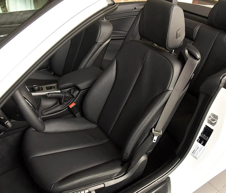 For BMW 4 Series F33 Convertible 2014 2015 2016 2017 2018 2019 2020 PU Leather Custom Car Seat Covers front rear seat full set