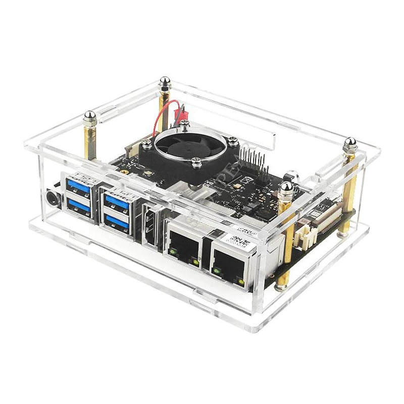 VisionFive 2 Development board acrylic case with radiator fan option