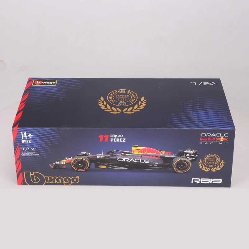 Bburago 1:24 Red Bull Racing RB19 2023 NO.11 Alloy Luxury Vehicle Diecast Cars Model Toy Collection Gift