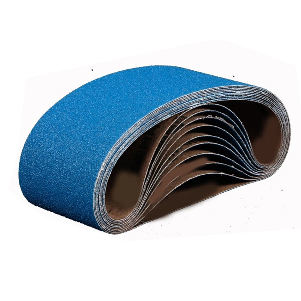 4 X 25 Inch Belts 80 Grit Sanding Belts Aggressive Cutting Bi-directional Tape Joint Cooler Operation Heat Reduction