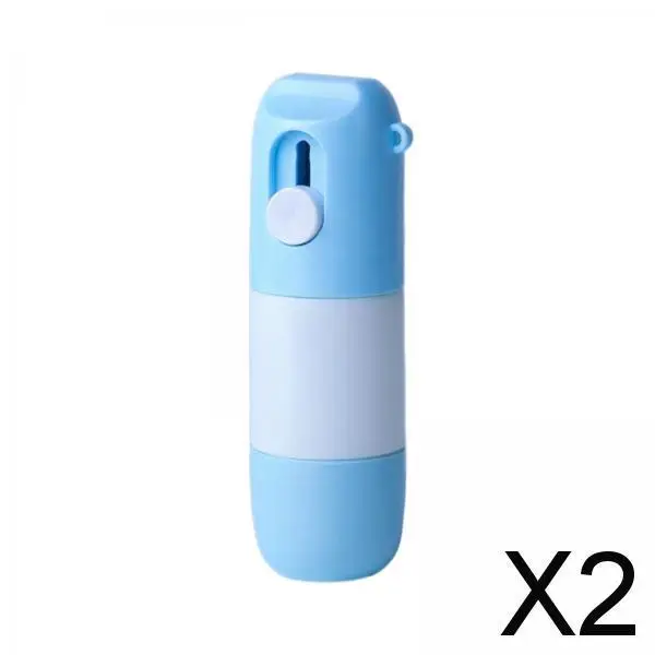 2xThermal Paper Correction Fluid Privacy Protector Eraser for Personal Privacy Blue