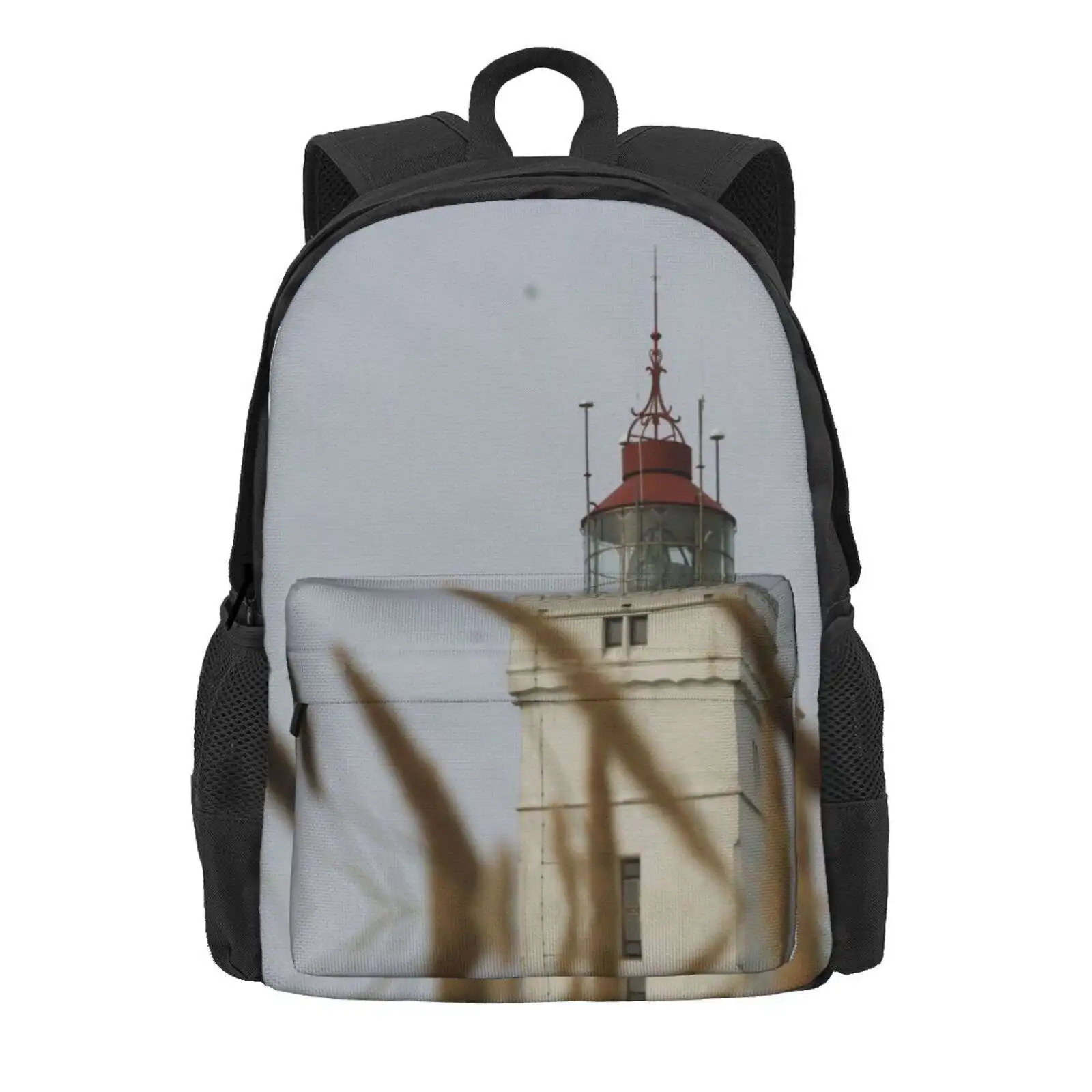 Blavandshuk Fyr Hot Sale Schoolbag Backpack Fashion Bags Blavand Bl ? Vandshuk Fyr Lighthouse Denmark Beach Love Jutland Horns