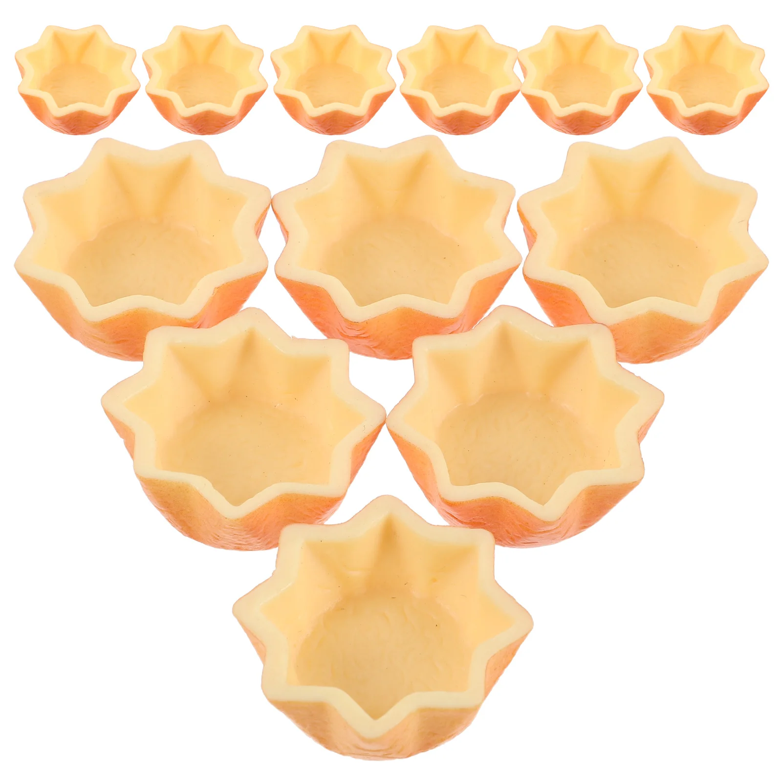 

12 Pcs Simulation Food Toy House Cake Liner Cupcake Model Artificial Desserts for Display Decor Manual