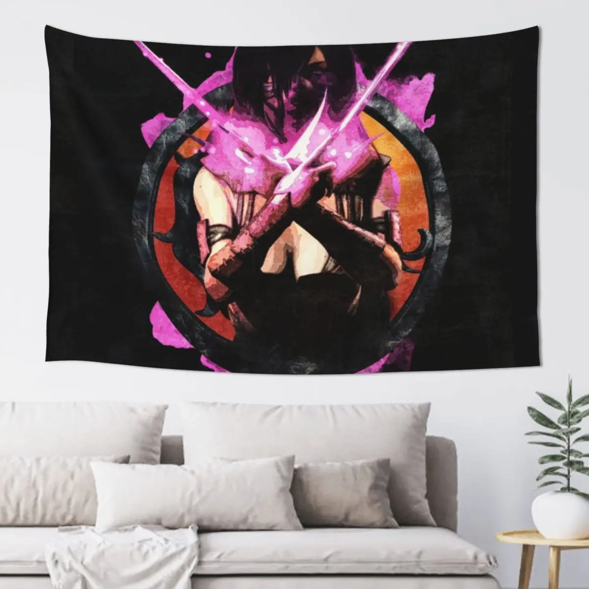 Mortal Kombat Mileena Tapestry Room Decor Aesthetic Wall Decoration Aesthetic Room Decor Korean Tapestry