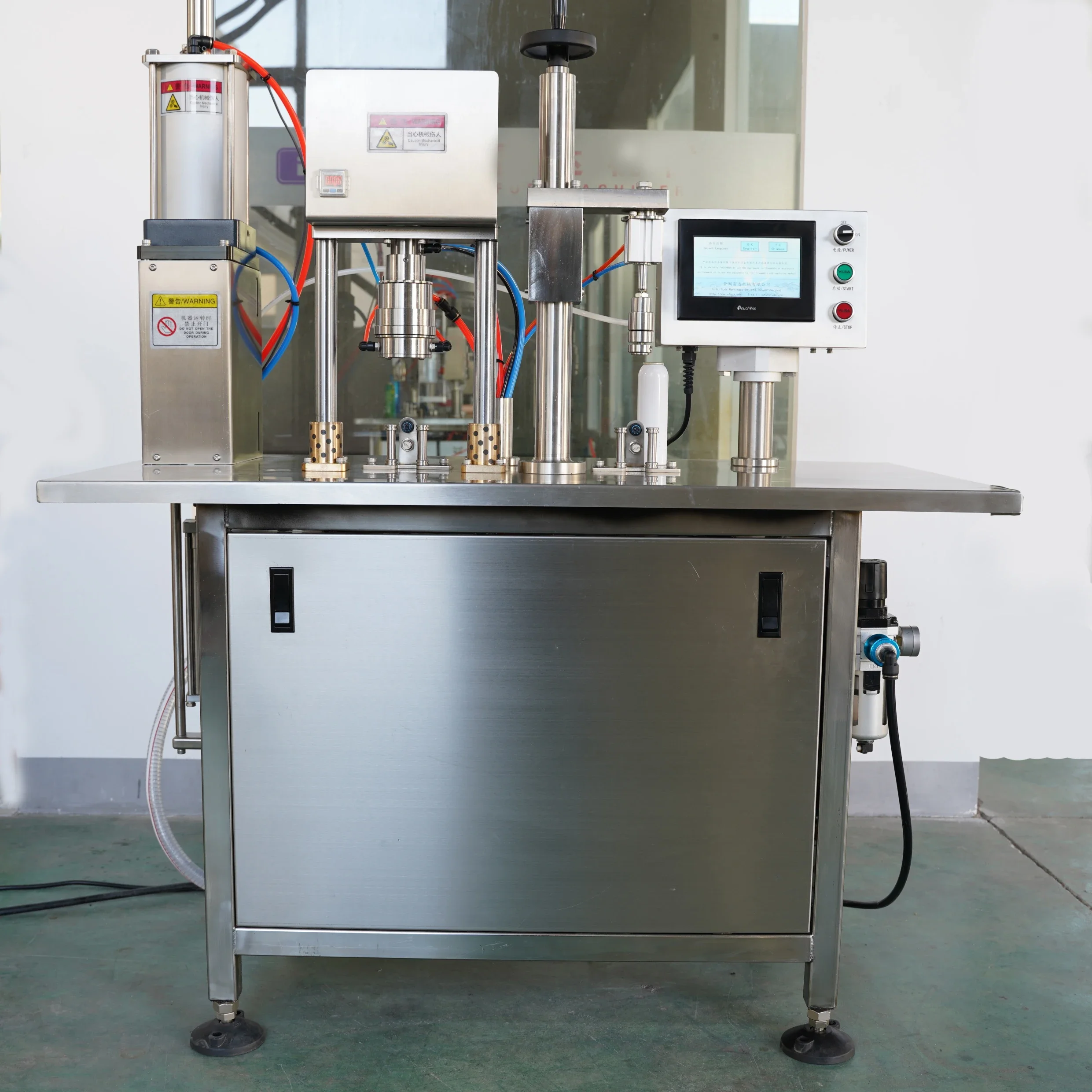 Semi Automatic Bag On Valve Bov Filling Machine For Aerosol Can Cheap Price