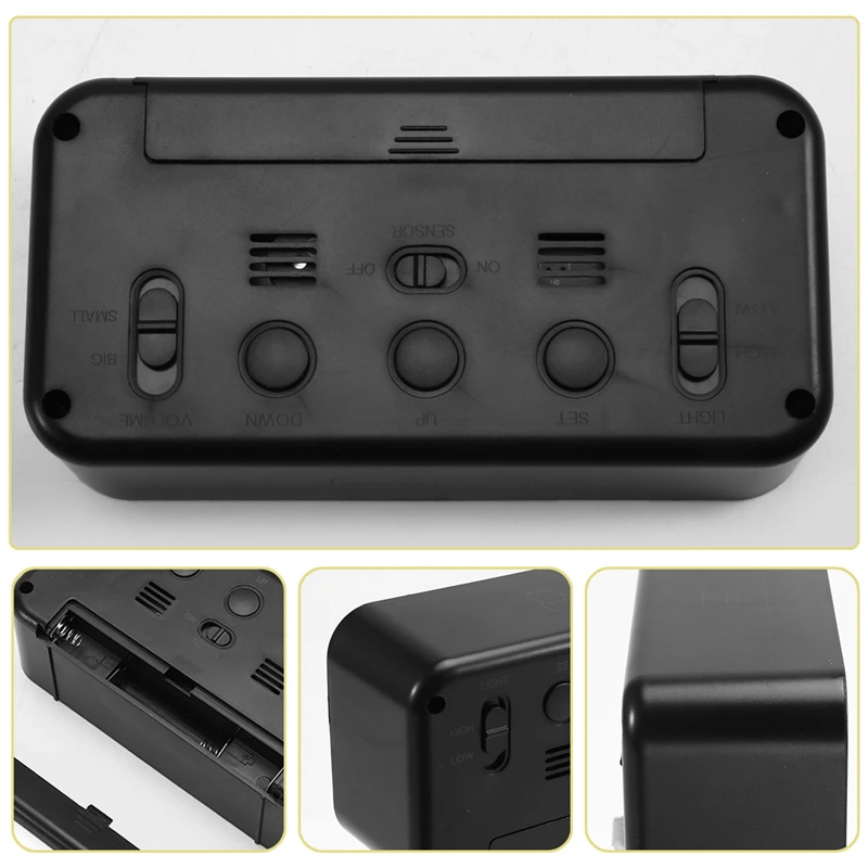 Digital Alarm Clock Digital Desk Clock Mini Electronic Clocks Office Simple Clocks Automatic Luminous Electronic Clock