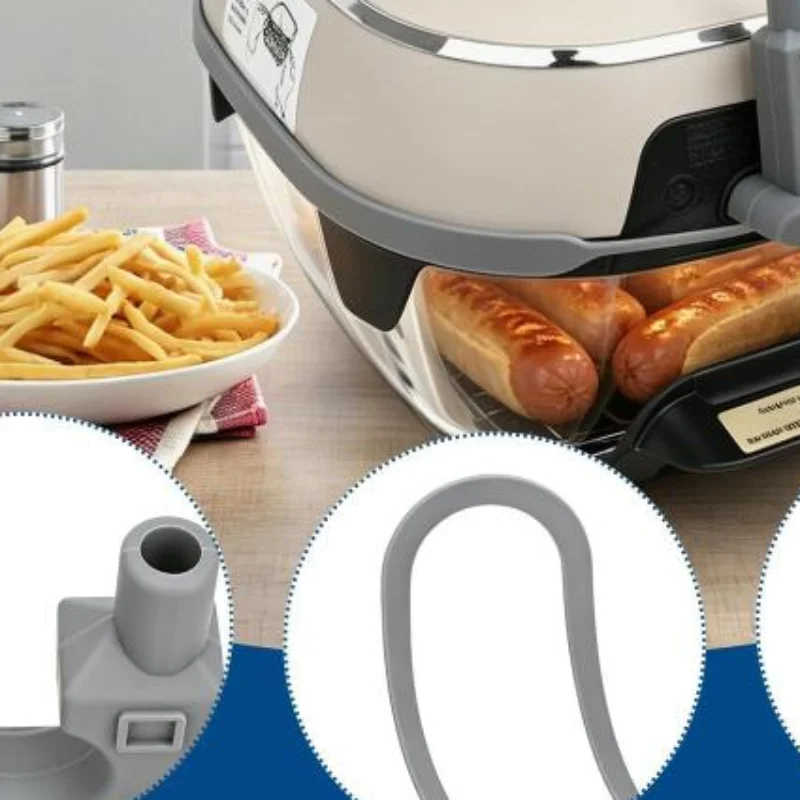 Silicone Air Fryer Steam Release Diverter Heat Resistant Easy Install Protects Counters From Hot Steam For Home Use