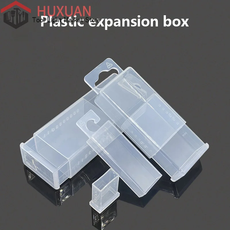 Tool Box Parts Storage Box Drill Milling Cutter Box Rectangular Telescopic Box Twist Drill Box Tap Accessories Tool Packaging