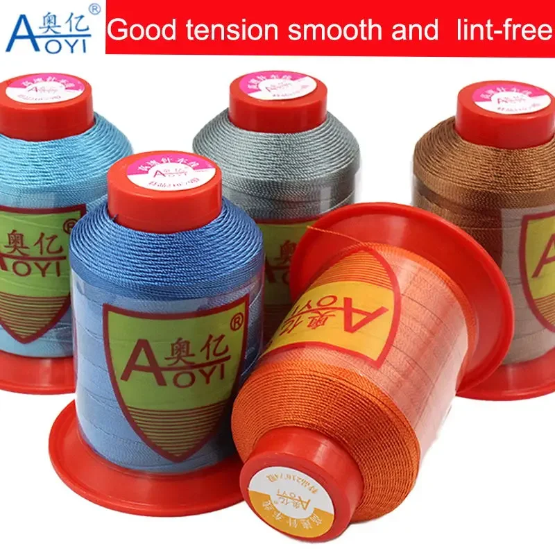 210D/9 Strong Nylon Polyester Sewing Thread For Sewing Sofa Car Leather 0.7mm yarn fil polyester knitting Threads