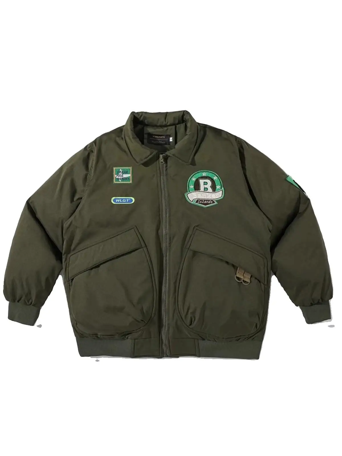 سترة رجالية فضفاضة على الطراز الأمريكي من القطن، معطف طيران، سترة بيسبول، ملابس خارجية متعددة الاستخدامات، أزياء شتوية عصرية ... #5