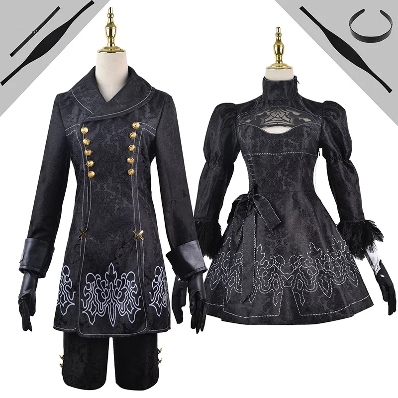 

NieR Automata 9S Cosplay Costume YoRHa No.2 Type B 2B 9S Outfit Costume Cosplay