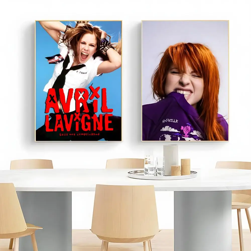 Energetic Emo Rock Band P-Paramore Poster Wall Art Print Decorative Mural Home Decor Gift Unframed