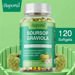 Soursop Graviola Capsules - Cell Support & Regeneration, Immune Boost, Relax, Liver and Sleep