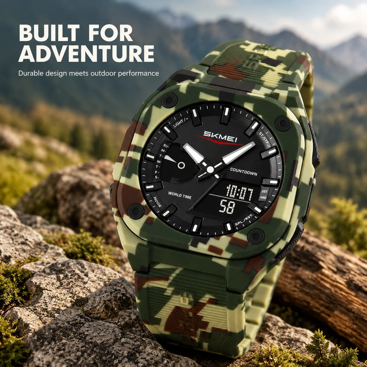 SKMEI 2328 Digital Quartz Watch 5Bar Waterproof