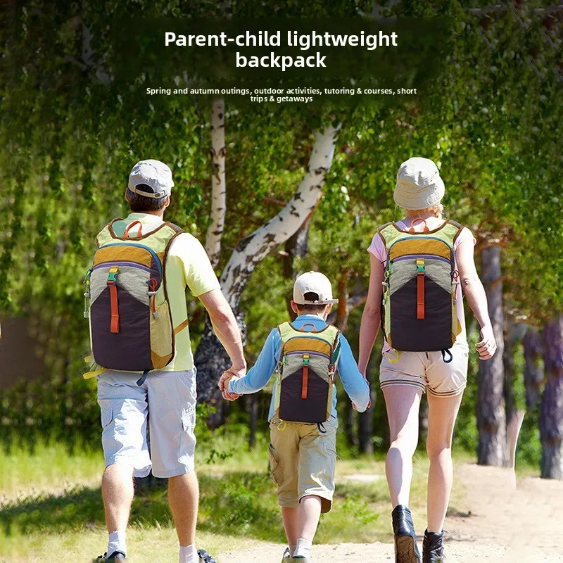 Wodoodporny plecak turystyczny o dużej pojemności, wytrzymały plecak podróżny do wspinaczki na świeżym powietrzu, plecak dla rodziców i dzieci.