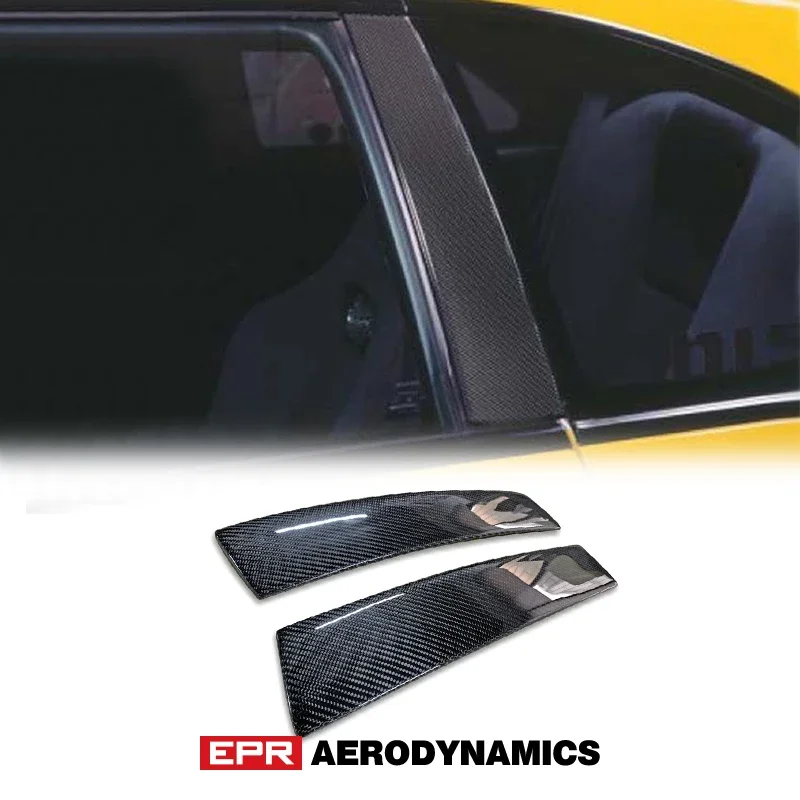 Автомобильные аксессуары для Nissan Skyline R34 GTR GTT, корпус из углеродного волокна B-Pillar, глянцевая отделка, дверная палочка, запасные части для тюнинга, Гоночный комплект