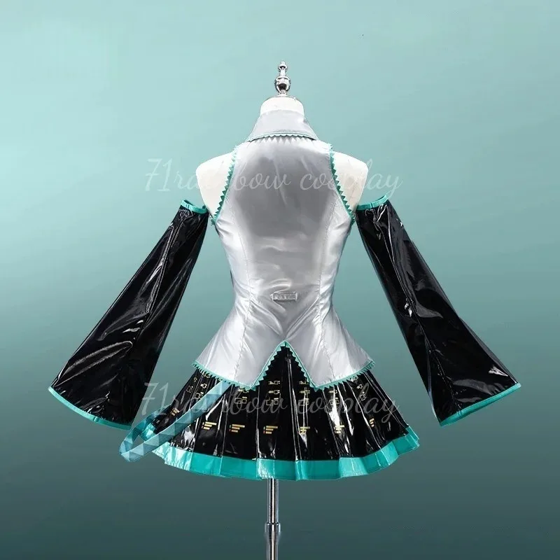 costumes-de-formule-mikku-aaa12-3mikuu-ensemble-d'uniformes-de-noel-chaussures-de-perruque-costumes-miku-cosplay-en-cuir-ordinaire