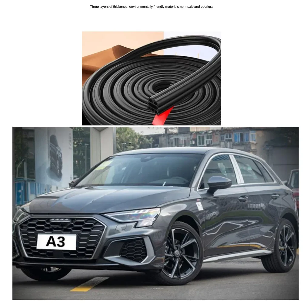 The Door Sealing Strip Is Suitable For Audi A3   Car Sound Insulation Whole Car Dustproof Decoration Accessories