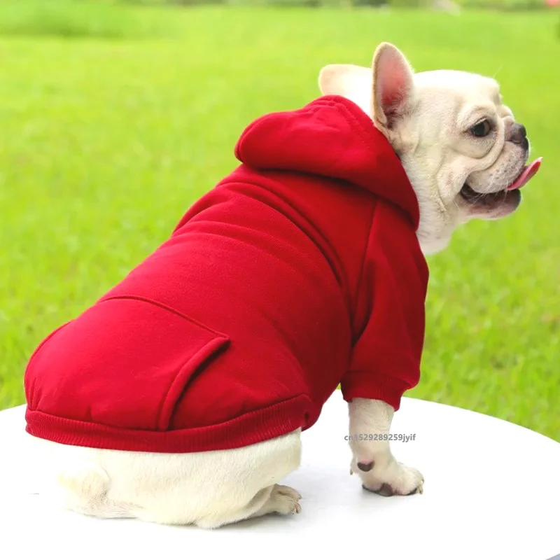 Winter-Hundehoodie-Sweatshirt-Jacke für kleine und mittelgroße Hunde, Haustiermantel, Welpenkleidung, Chihuahua-Bulldoggen-Kostüm, Welpen-Haustierkleidung für den Herbst – Detail 5