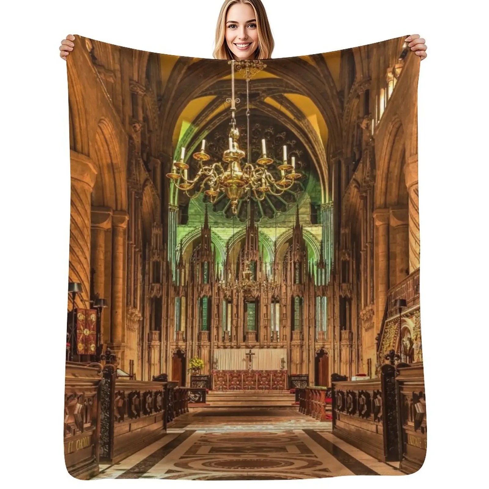 

Durham cathedral Throw Blanket Versatile Cozy Throw Blanket for All Occasions