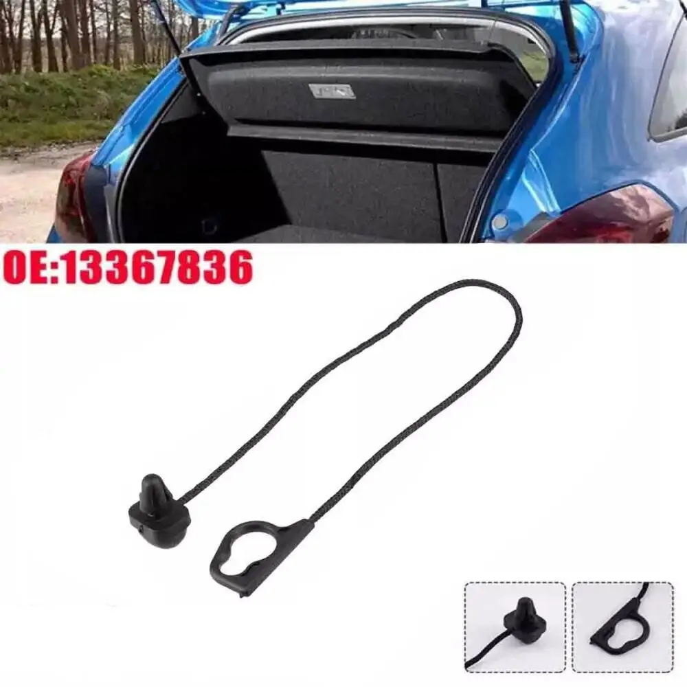 Black Door Rear Parcel Shelf Strap Durable Nylon Parcel Shelf String 13367836 Parcel Shelf Straps for Vauxhall Corsa D 07-15 5