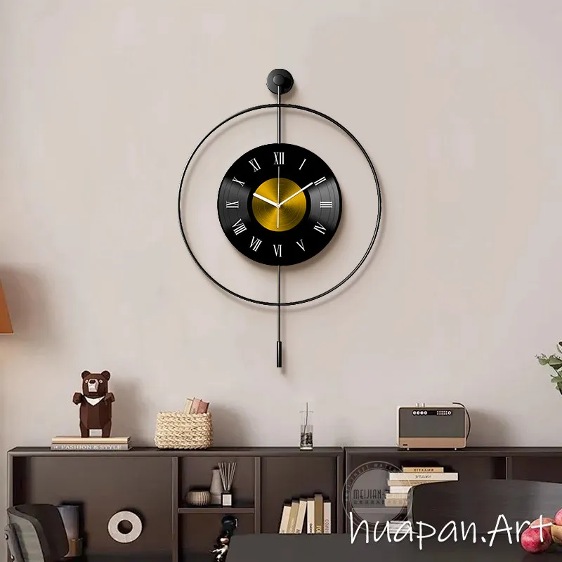 Interior Nordic Seating Room Wall Clook Noiseless Elegant Minimlist Wall Clook Metal Industerial Reloj Cocina Pared Home Decor