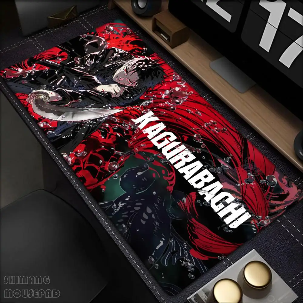 Cool Action Anime Chihiro K-Kagurabachi Mouse Pad Mousepad Large Gaming LockEdge Thickened PC Table Desk Mat