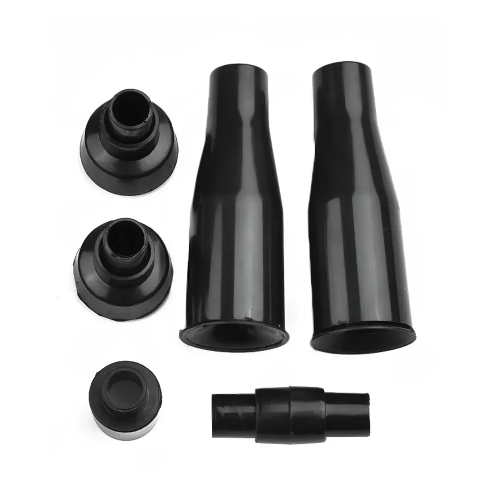 8pcs Set Black Home Multi-functional Garden Fountain Plastic Fountain Nozzles Head For Different Pond Depths For Aquariums