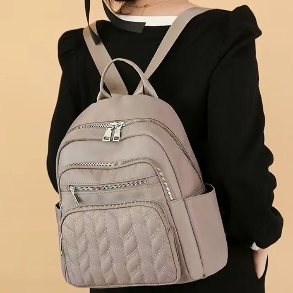 

Водонепроницаемые рюкзаки из ткани Оксфорд, прочные нейлоновые рюкзаки большой вместимости для путешествий, модный квадратный дизайн