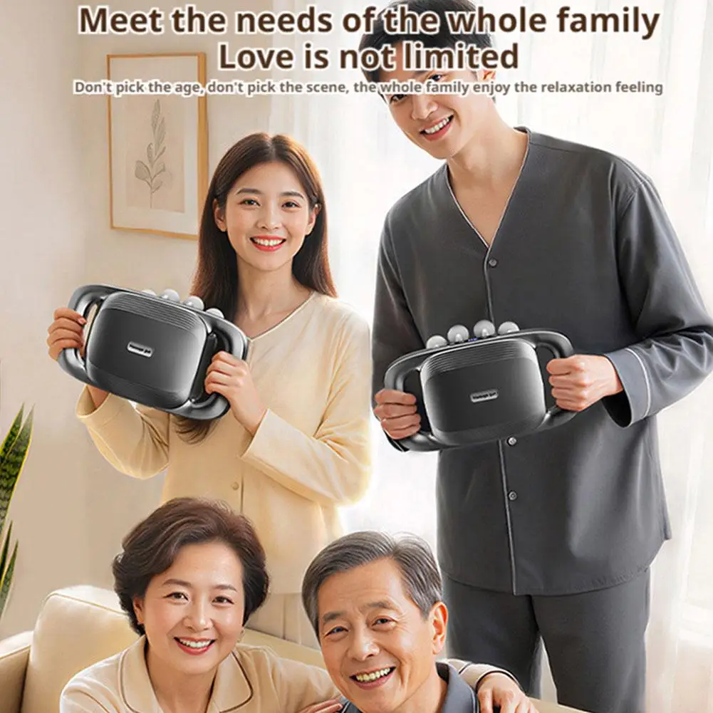 

16-Head Fascia Gun LCD screen Multi-level Adjustment Deep Muscle Relaxation Massager A Gift For Parents