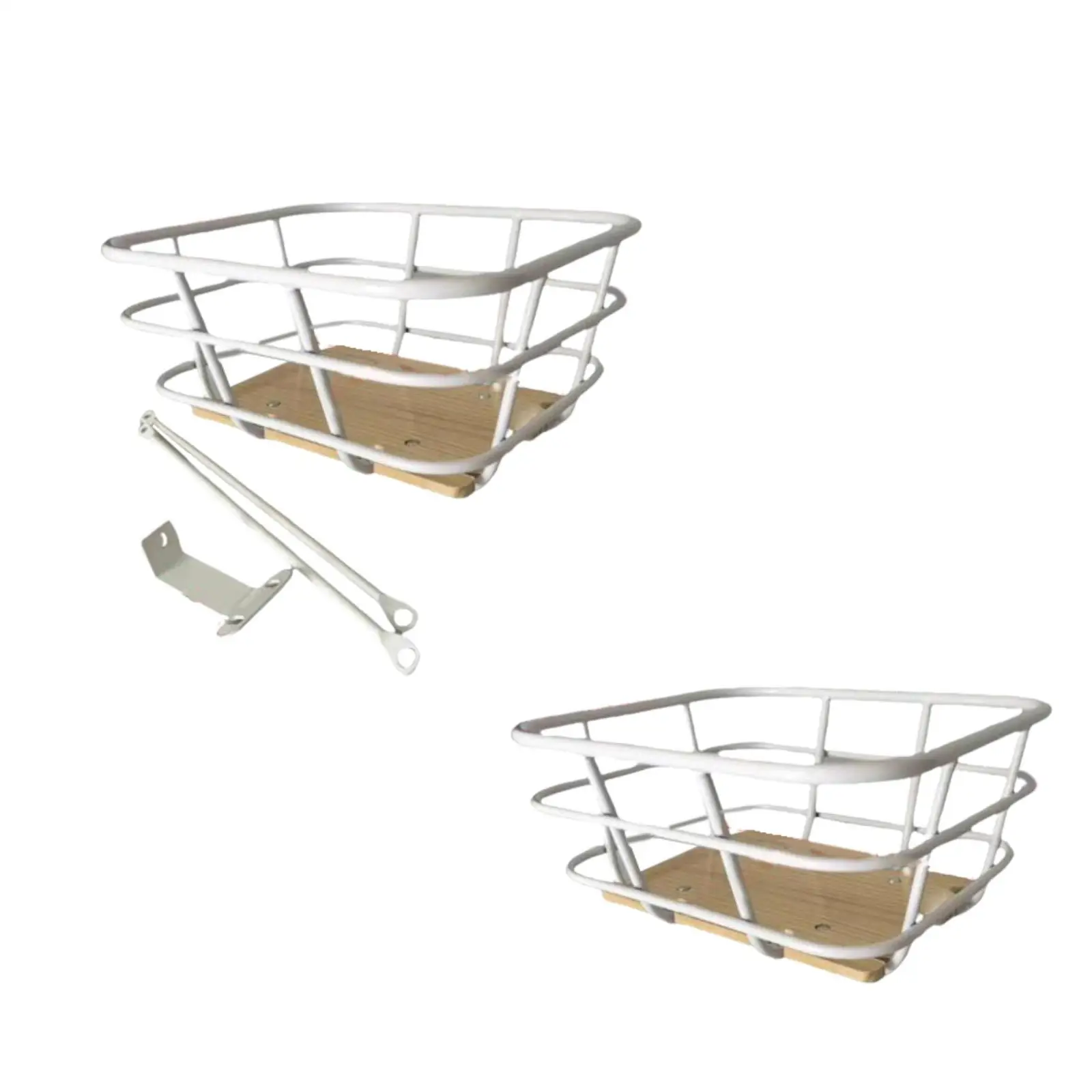 Front Bike Basket, Bicycle Basket Decoration Easy to Install Sundries Container